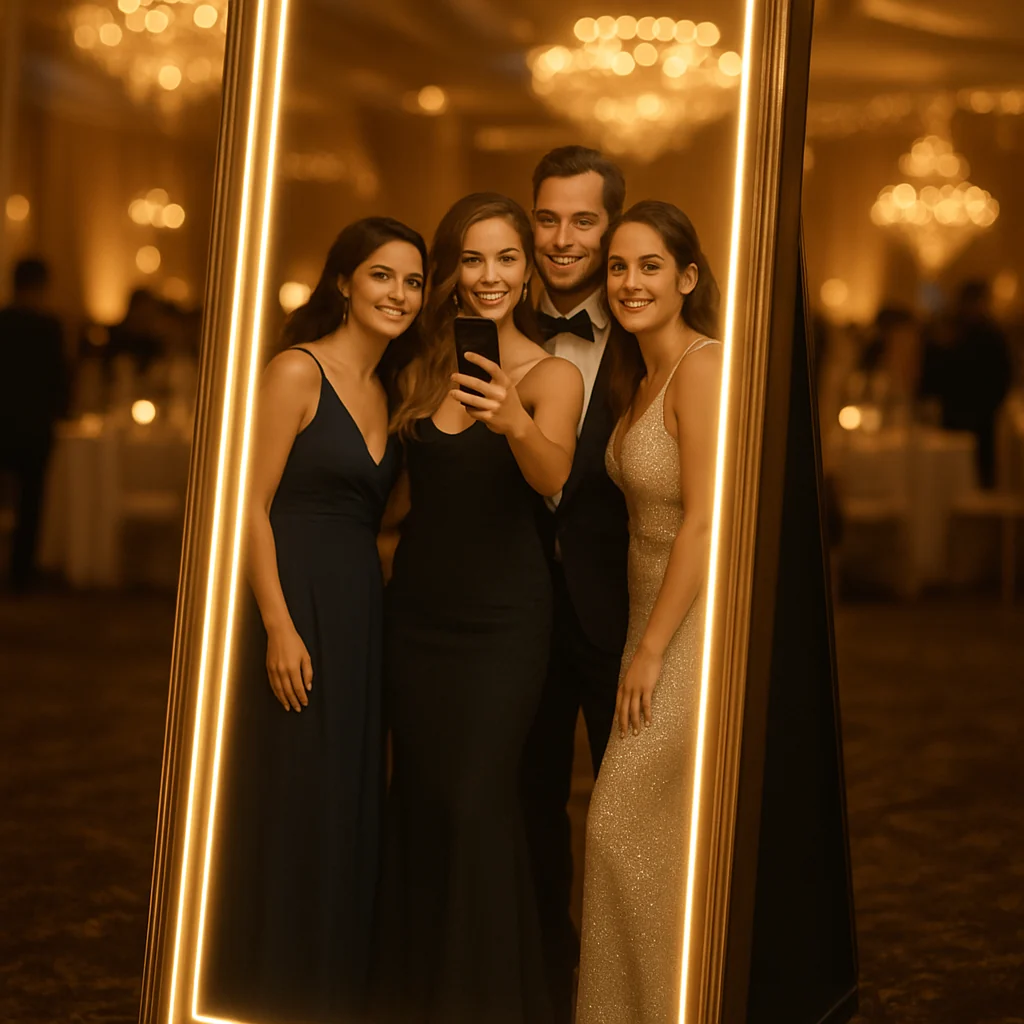 Mirror photo booth